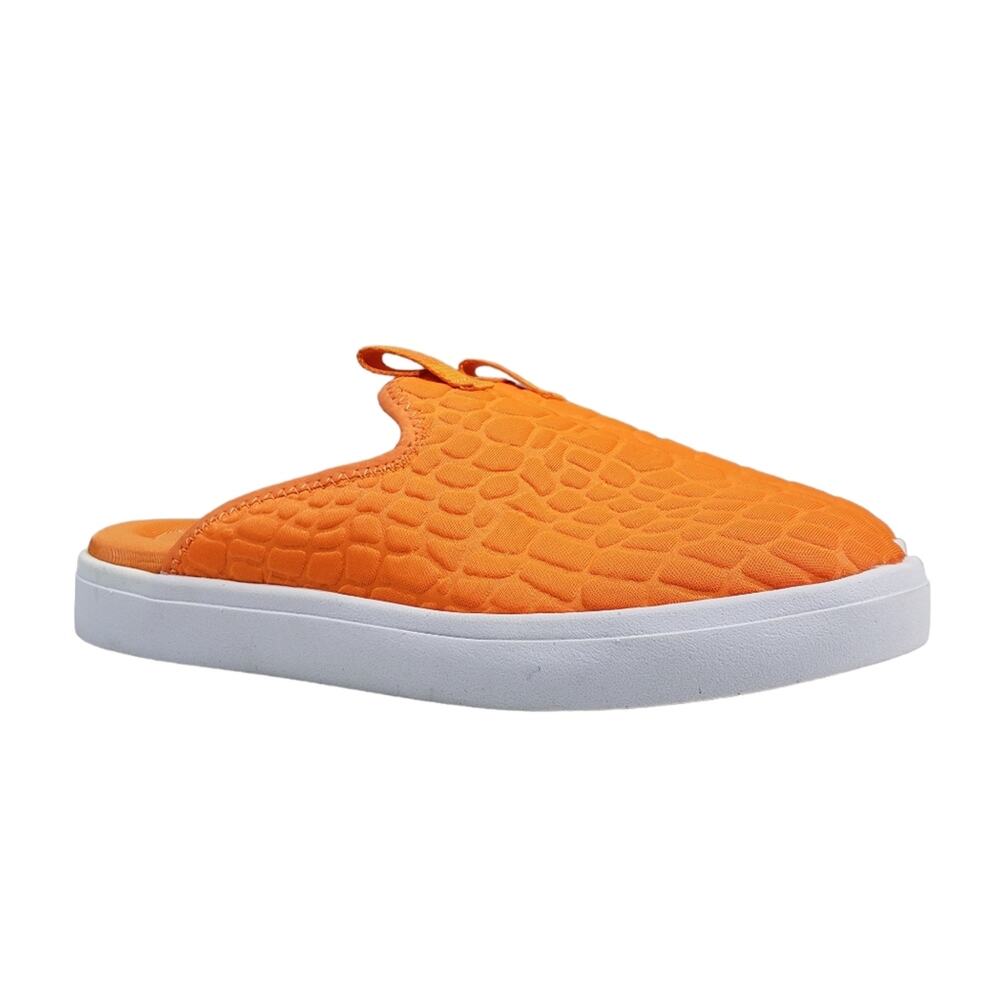 Nurture Restore Womens 7.5 Mead Neon Orange Slip On Comfort Shoes